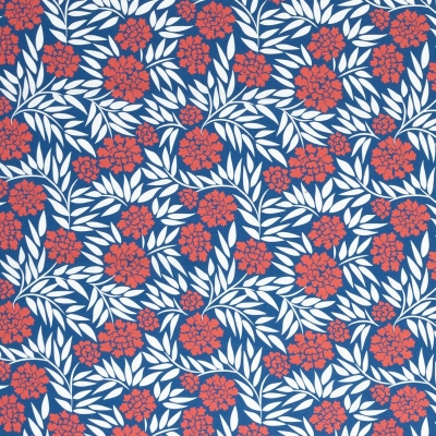 Baumwolle | KIM Blumen Dahlien